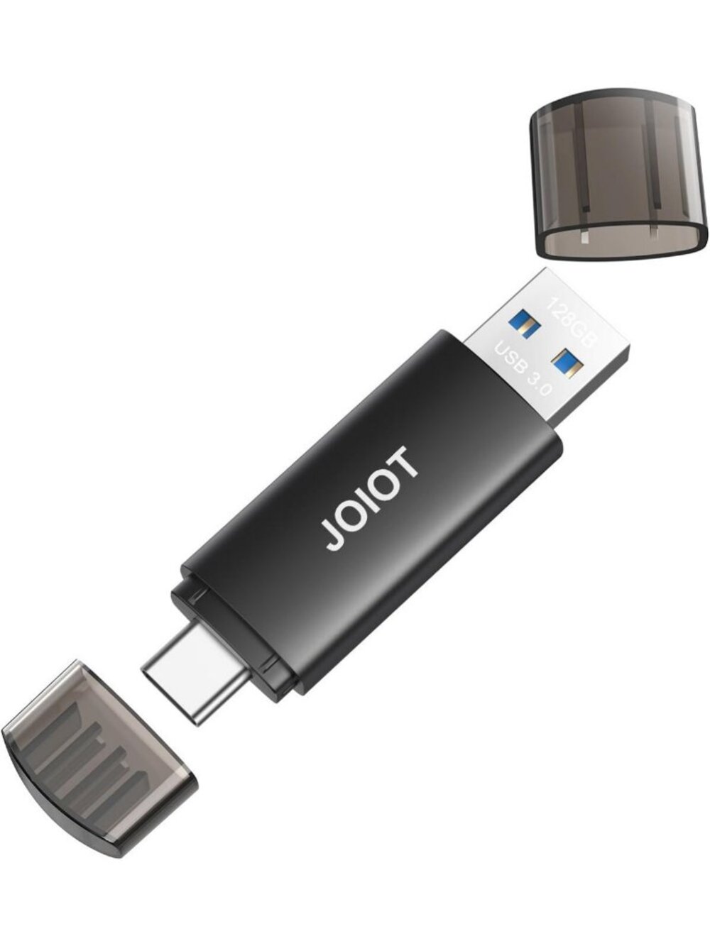 128GB Dual USB C Flash Drive - 2-in-1 Type-C & USB A Portable Thumb Drive
